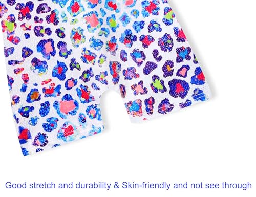 Image of Domusgo Gymnastics Leotards for Girls Sparkly One Piece Biketard Size 1-10Y
