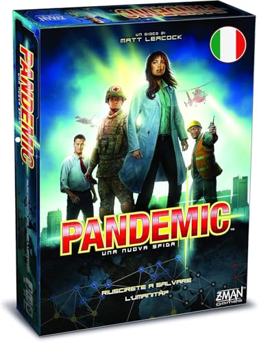 Asmodee - Pandemic - Jeu de société collaboratif, 2-4 Joueurs, 10+ Ans, édition en Italien