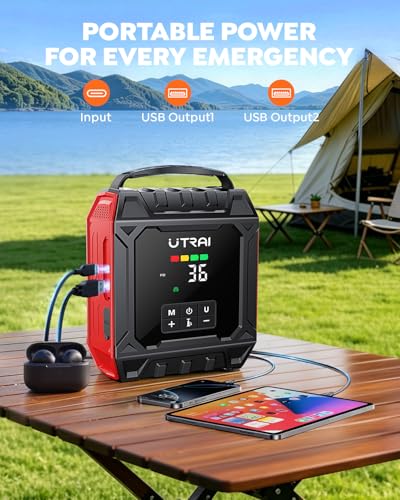 UTRAI 8000A Jump Starter with 160PSI Compressor