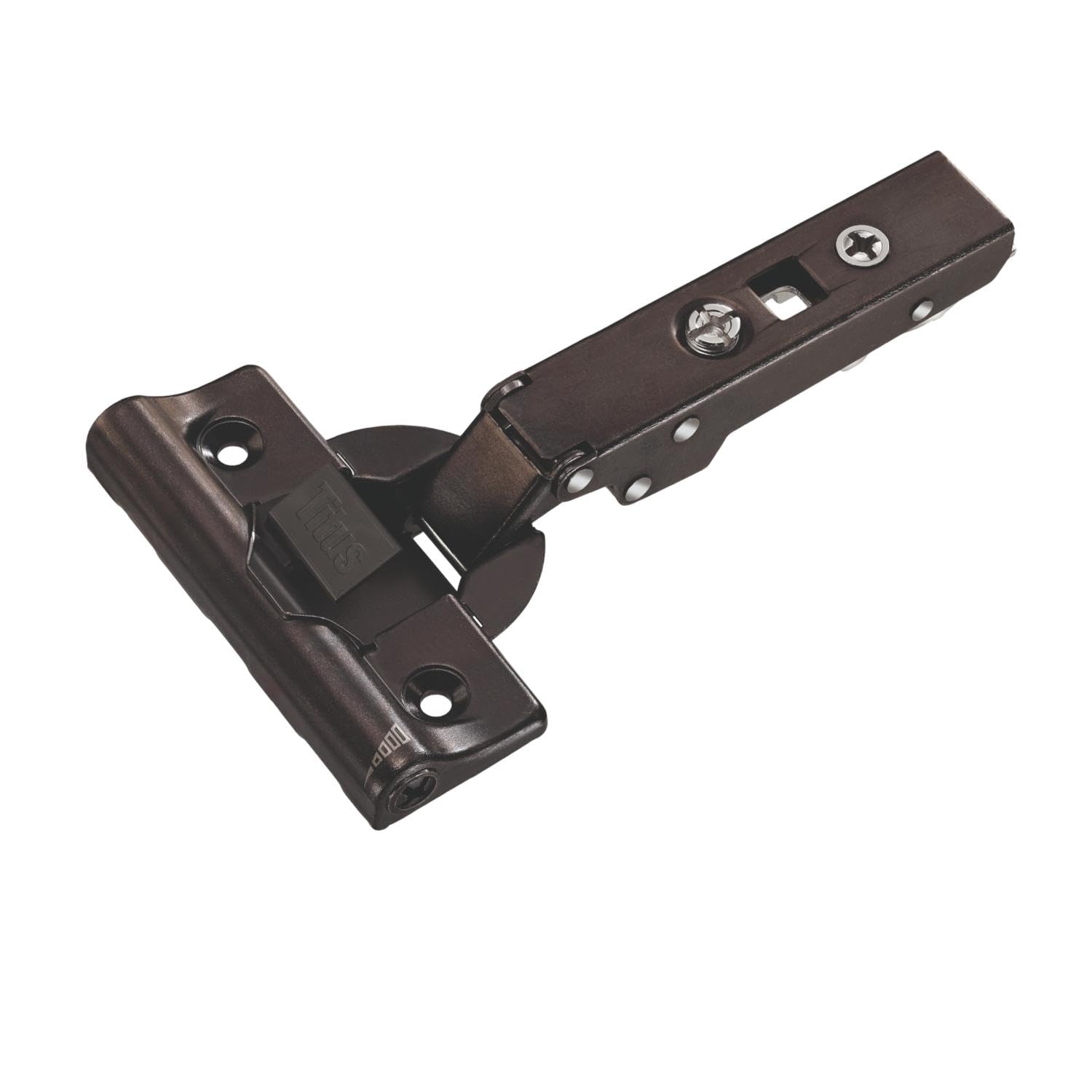 Titus T-Type Glissando Hinge, 110° Full Overlay, Soft-Closing, 35mm Cup, Noir Black 701-0AT0-068