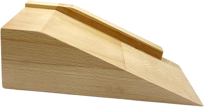 Wooden Finger Skateboard Ramp - Skate Park Prop for Fingerboards & Tech Decks - Improve Creativity for Kids & Adults- Style a