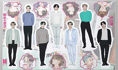 imh BTS Bangtan Boys Mini Stand-Up Standing Photo Figure Miniature Cardboard Cutout