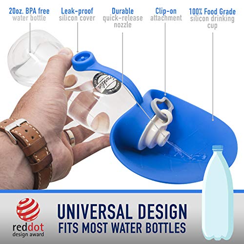 Franklin Pet Supply Easy Drink Portable Pet Water Bottle - Travel Dog Water Bottle - Portable Water Dispenser - BPA Free - Image 3
