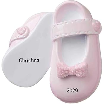 baby bootie ornament