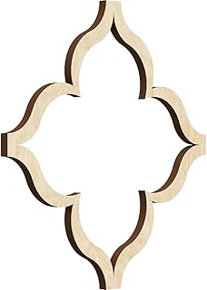 11 3/8"W x 11 3/8"H x 3/8"T Small May Decorative Fretwork Wood Wall Panels, Birch