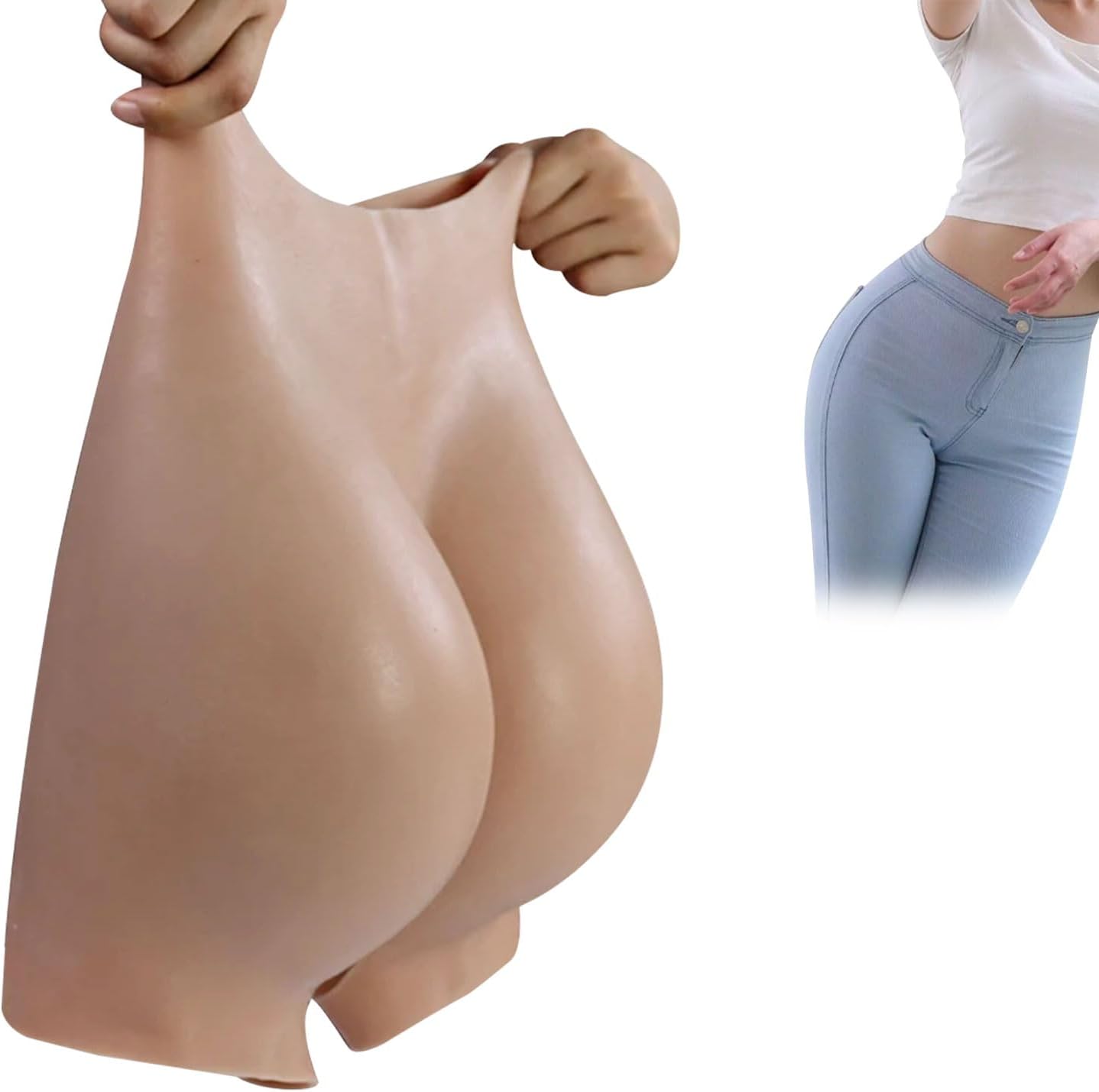 Full Silicone Panties Buttock Hips Body Shaper Enhancer Padded Push Up Panty for Butt Lifter Shaper Control Shorts