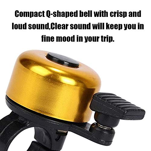 Anself Bicicleta sino liga estrada estrada buzina de bicicleta alarme sonoro para segurança ciclismo