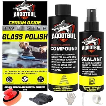 Cerium Oxide Glass Polishing - Windshield Scratch Remover