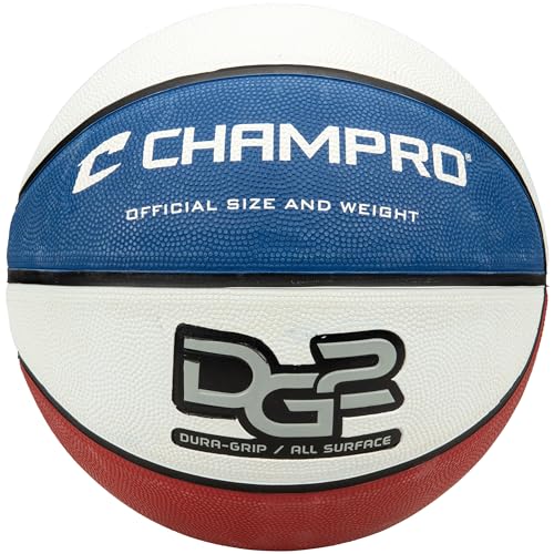 Ballon de basket Champro Dura-Grip 230 taille officielle tricolore