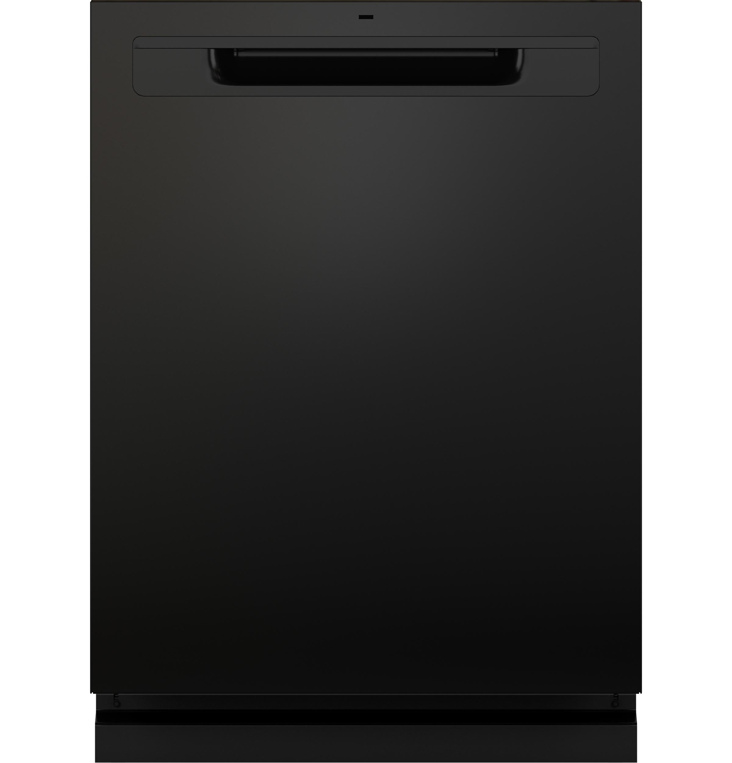 GE GDP670SGVBB 24″ Built-In Top Control Dishwasher with Stainless Steel Interior, 3rd Rack, Bottle Jets, 45 dBA – Black