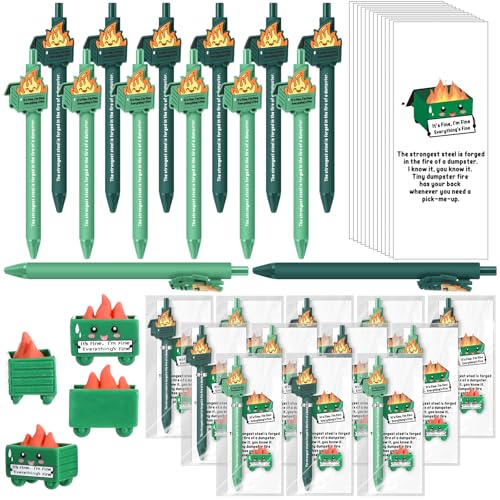 Accessoires de bureau lot de 36 pièces stylos inspirants et cartes d encouragement