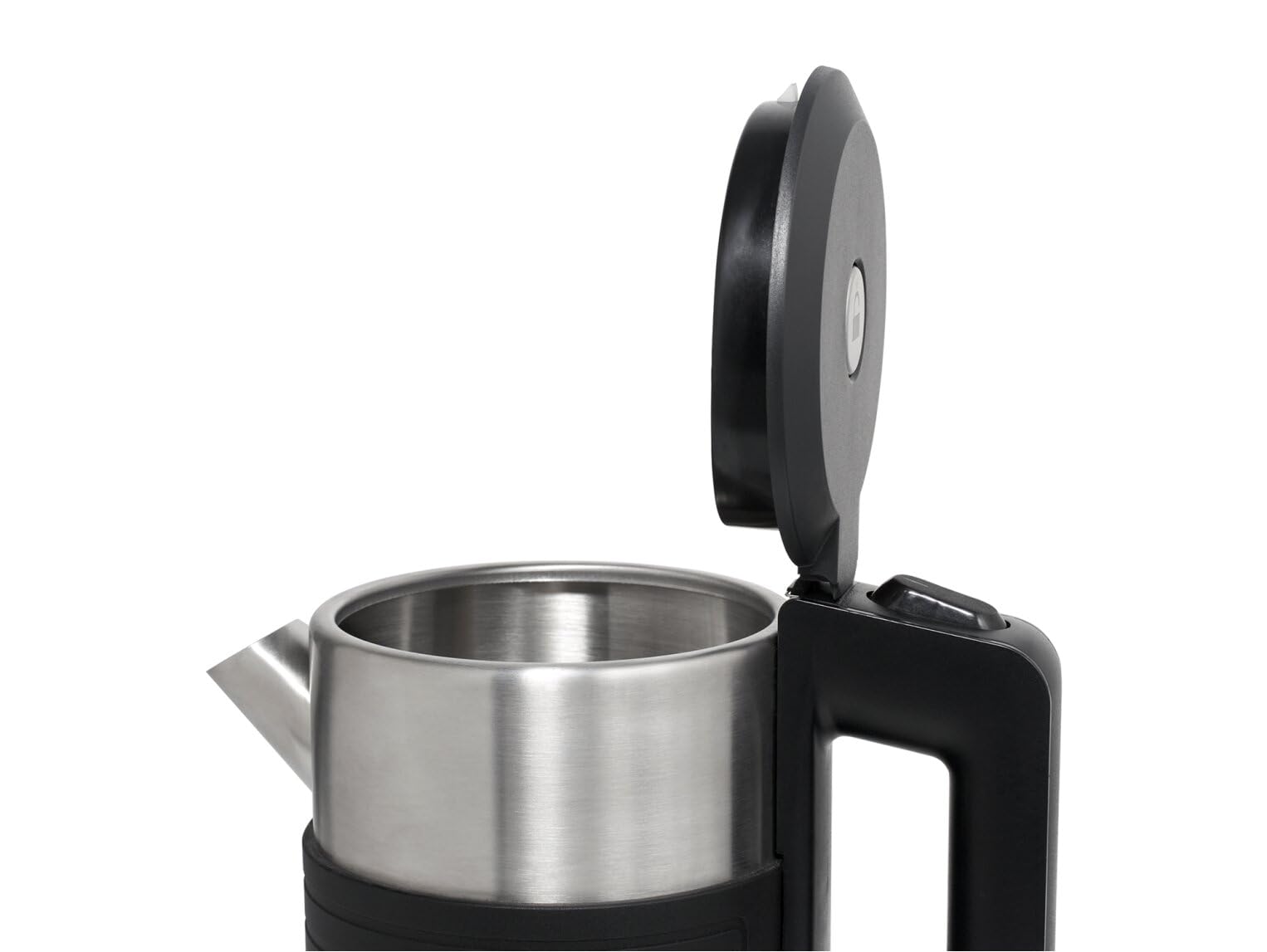 Corby Canterbury Bouilloire à double paroi en acier brossé 0,6 l - Prise européenne