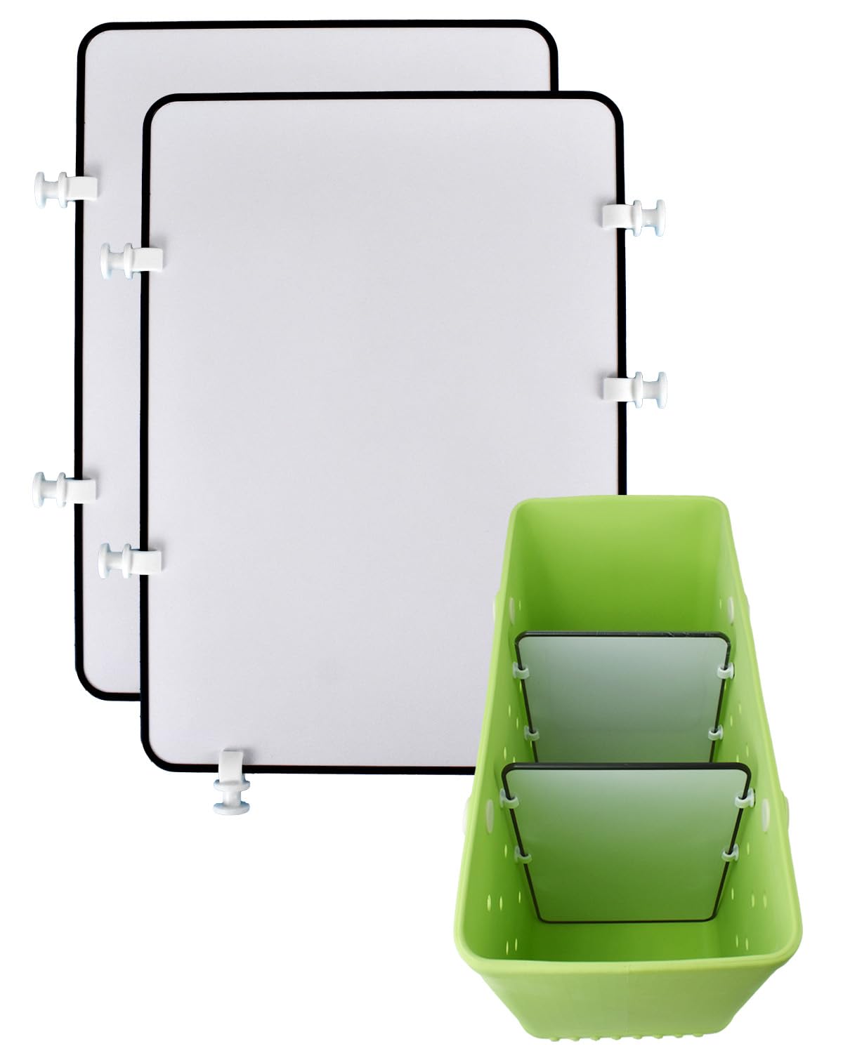 Addoklm 2Pcs Divider Tray for XL Bogg Bag Accessoriesfor Bogg Bags Help with Organizing Your Bogg Bag and Divide Space (2Pcs-Black)