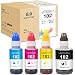 Produktbild 4 Superpage Kompatible T102 Tinte für Epson ET-2700 2750 3700 3750 4750, Schwarz Cyan Magenta Gelb