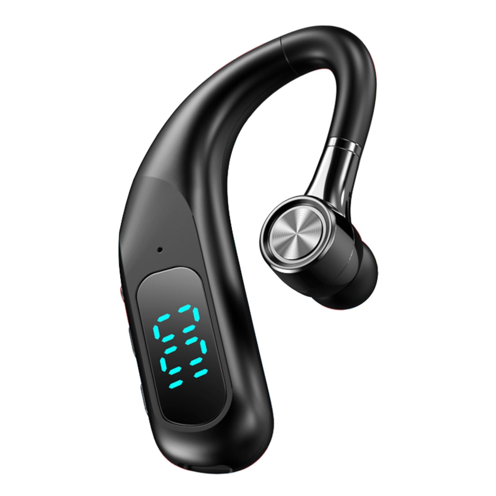 xmenha bluetooth earpiece hands free blue tooth headset with noise canceling mic ear piece one single ear bluetooth earbud wireless office cell phone trucker headsets for work