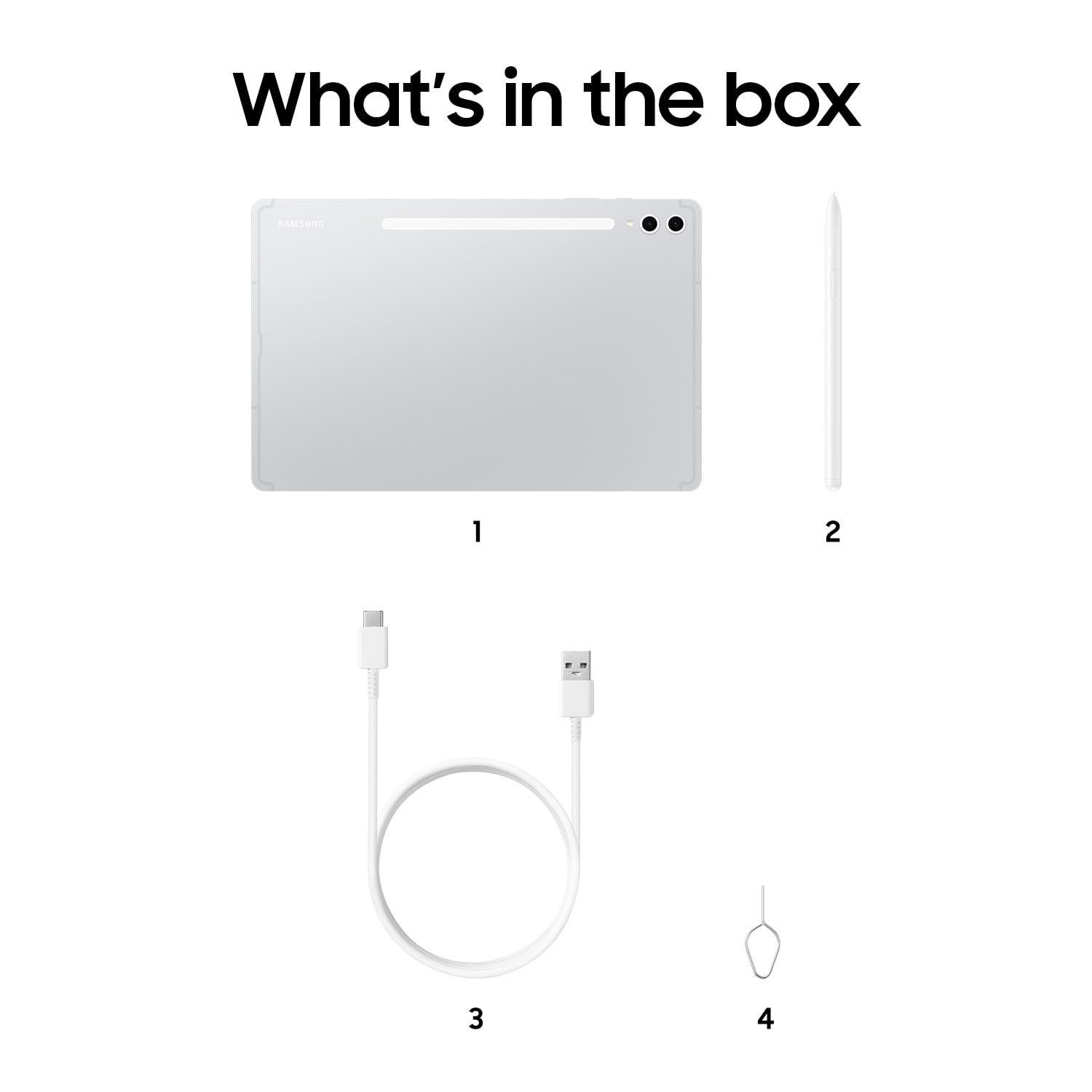 Samsung Galaxy Tab S10+ AI Tablet Android, 12 GB di RAM, 256 GB di memoria, schermo AMOLED, rivestimento antiriflesso, include S Pen, WiFi, Platinum Silver