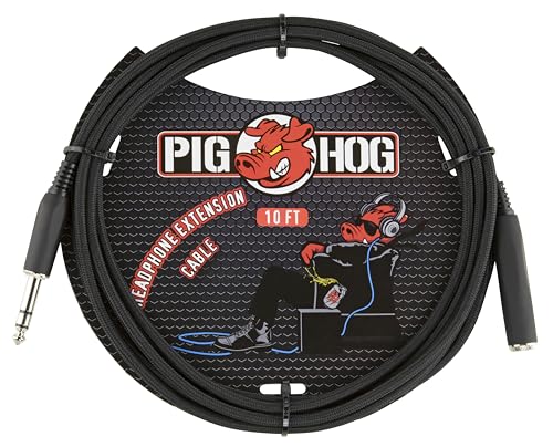 Extension de câble pour casque 3 m Pig Hog PHX14-10BK noir male femelle