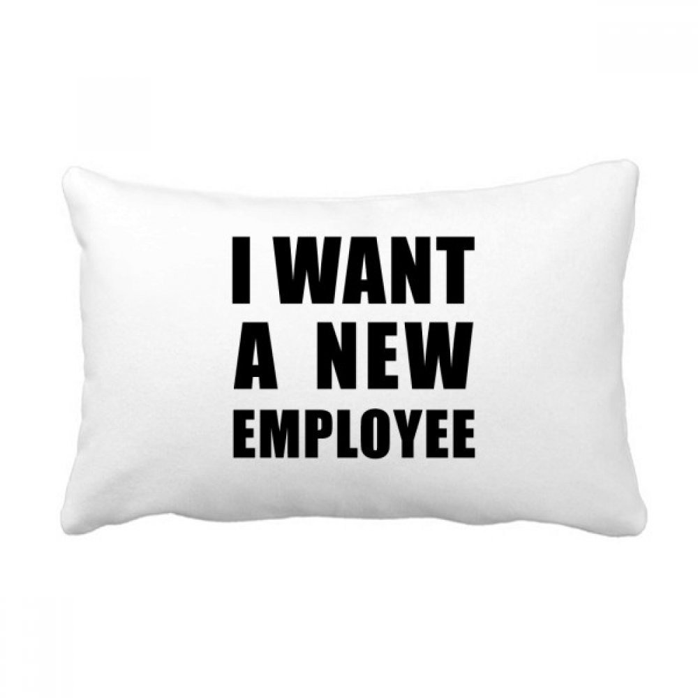 Coussin lombaire haut de gamme Je Veux Un Nouvel employé déco salon élégante