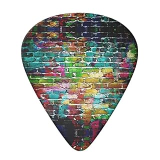 Lot de 6 médiators muraux colorés pour guitare acoustique, guitare électrique, basse, ukulélé – fins, moyens et épais. - Les Beatles, Paul McCartney, John Lennon, RIngo Starr, George Harrison Lot de 6 médiators muraux colorés pour guitare acoustique, guitare électrique, basse, ukulélé – fins, moyens et épais. – Image 3