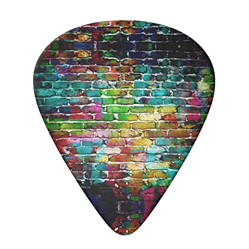 Lot de 6 médiators muraux colorés pour guitare acoustique, guitare électrique, basse, ukulélé – fins, moyens et épais. - Les Beatles, Paul McCartney, John Lennon, RIngo Starr, George Harrison Lot de 6 médiators muraux colorés pour guitare acoustique, guitare électrique, basse, ukulélé – fins, moyens et épais. – Image 4