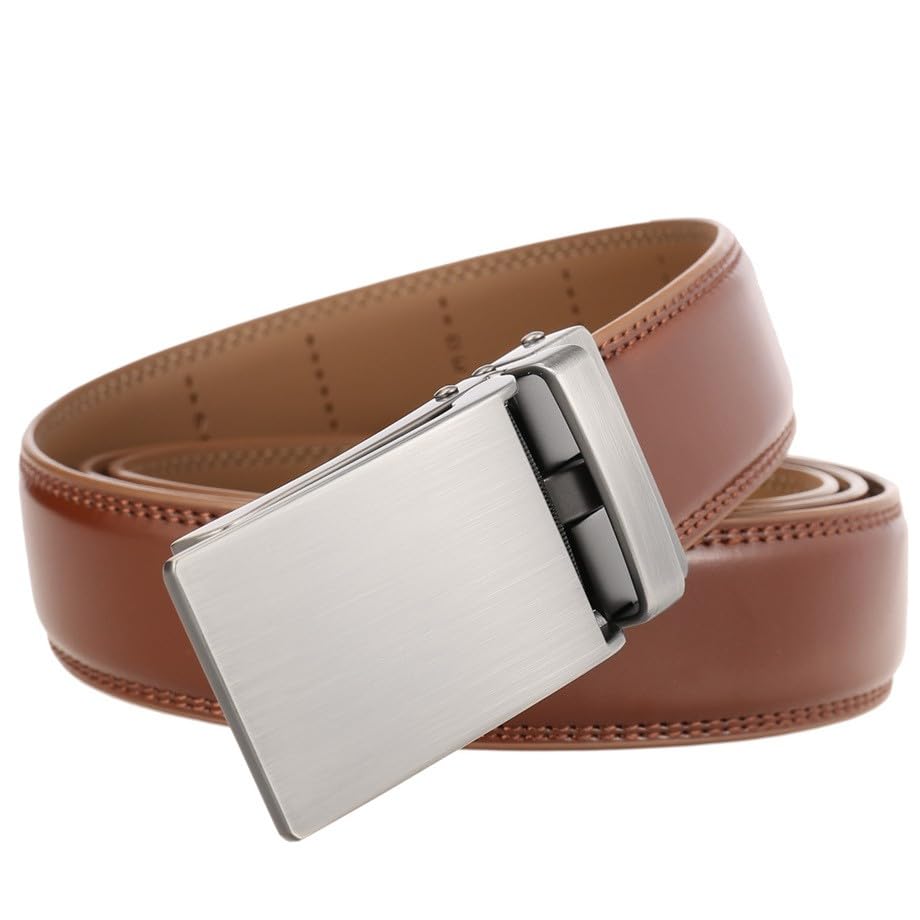 Width Leather Automatic Business Belts For Men - Premium Craftsmanship2
