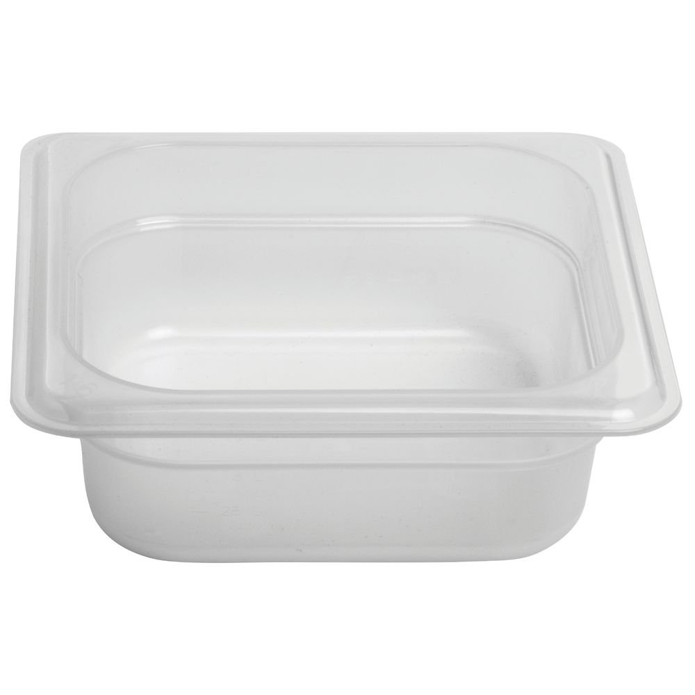 1/6 Size Translucent Polypropylene Food Pan - 2 1/2"D by Cambro – 2.5 inches, Plastic, translucent, Model 99511348862