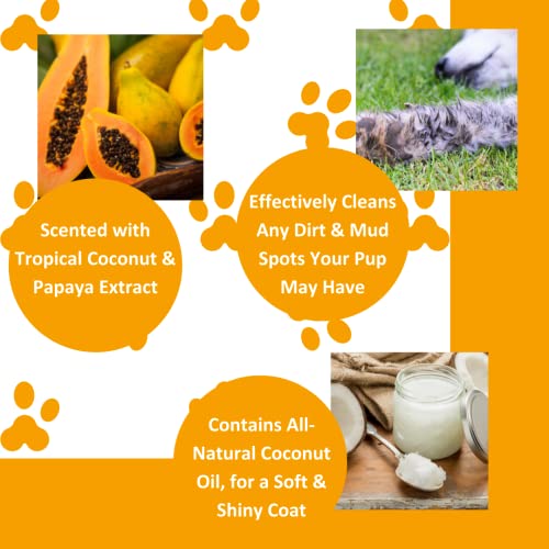 Speak Pet Products Natural Waterless Bath Spray, Moisturizing Coconut Papaya, For Dogs, 8Oz #TOP3