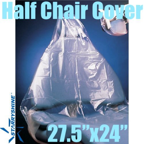 Starryshine Dental Chair Covers (Half Chair) 27.5"x24" Clear Plastic Box of 225 PC