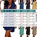 Womens Sleeveless Swimsuit Coverup Cotton V Neck Bathing Suit Cover Ups Fashion Swimwear Bikini Beach Cover-Up Dress(Army Green,Large)