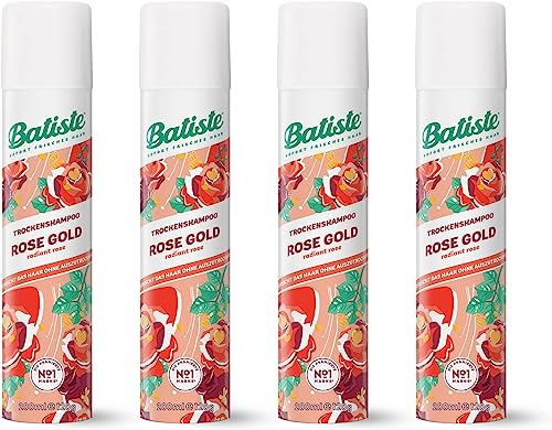 Batiste Dry Shampoo, Rose Gold 6.73 oz (Pack of 4)