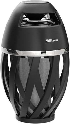 Miniatura 4 de Altavoz LED de llama, altavoces Bluetooth de atmósfera de antorcha y altavoz estéreo portátil para exteriores con audio HD y graves mejorados, luces