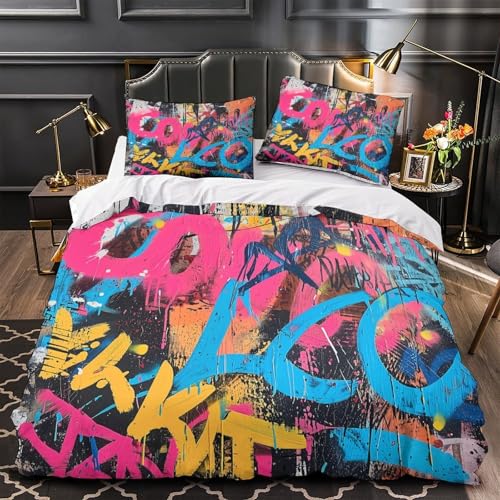 Housse de couette oiseaux éclatants pour sublimer votre lit king - 2