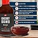 PS Seasoning Cherry Bomb - Door County Cherry BBQ Sauce - All-Purpose Marinade, Glaze, Baste, and Dip - Sweet and Tangy, Great for Pork, Beef, Salmon, Chicken, Ribs, Tenderloin, and more