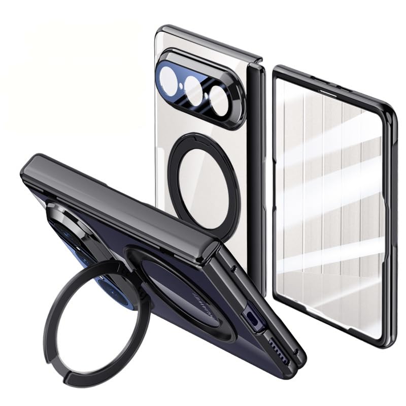 Coque Transparente Huawei Pura X Max avec Protecteur Écran HD Noir Anti Choc