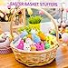 Easter Egg Fillers - 30 Pack Kawaii Mochi Squishy Toys for Easter Basket Stuffers, Mini Cute Squishies Squeeze Toy Easter Party Favors, Easter Gifts for Kids Classroom Prizes School Rewards