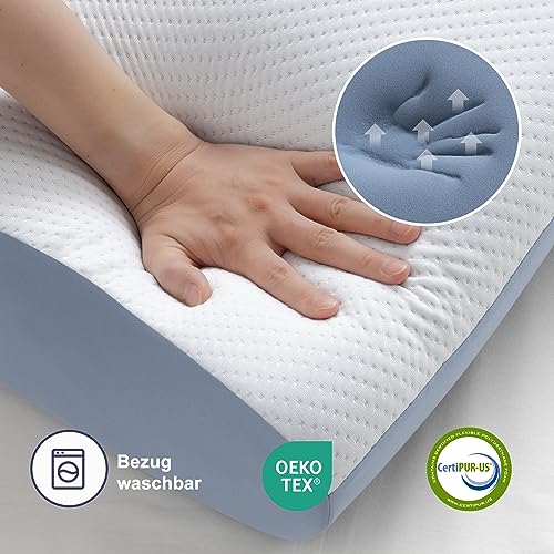 BedStory Kopfkissen, Gel Memory Foam Kissen, Orthopädisches Kissen, Visco Kissen,...