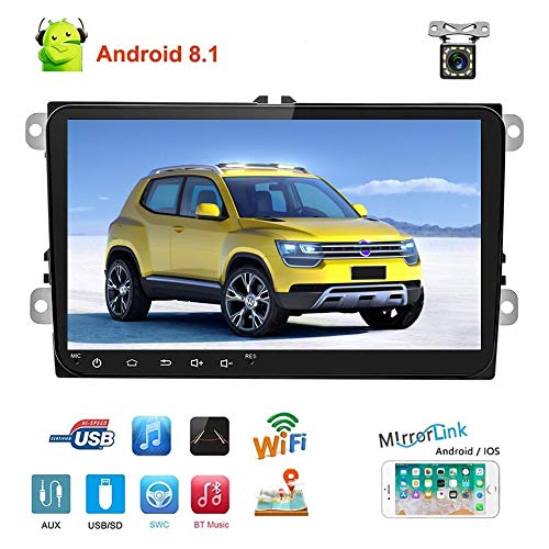 Double Din Car Stereo Android 8.1 Car Radio for VW Passat Golf Jetta