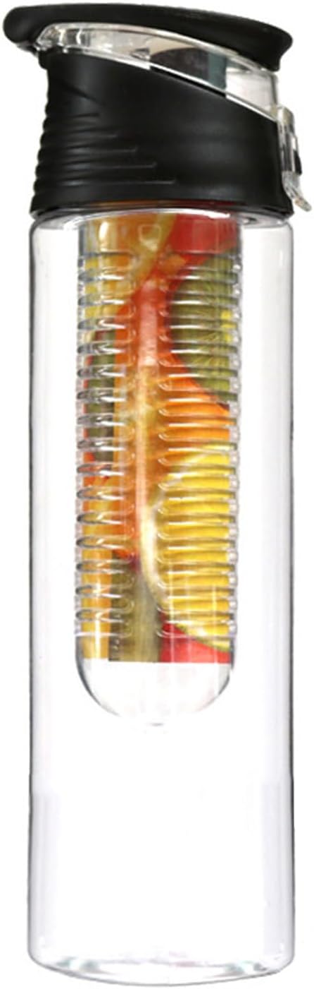 28oz Infuser Water Bottle - 800ml Fruit Filter Drinking Bottlee, Large Capacity Reusable Bottles with Spout, Leakproof Lemon Kiwi Berries | Portable Sports Waters Bottles for Gym