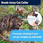 Durable Breakaway Cat Collar with Soft Padding for Medium to Large Cats, Tactical Fabric Exterior, Thin and Comfortable, High-Visibility, Quick Release Break Away, No Bell (Flamingo Pink, Adult) - Image 3