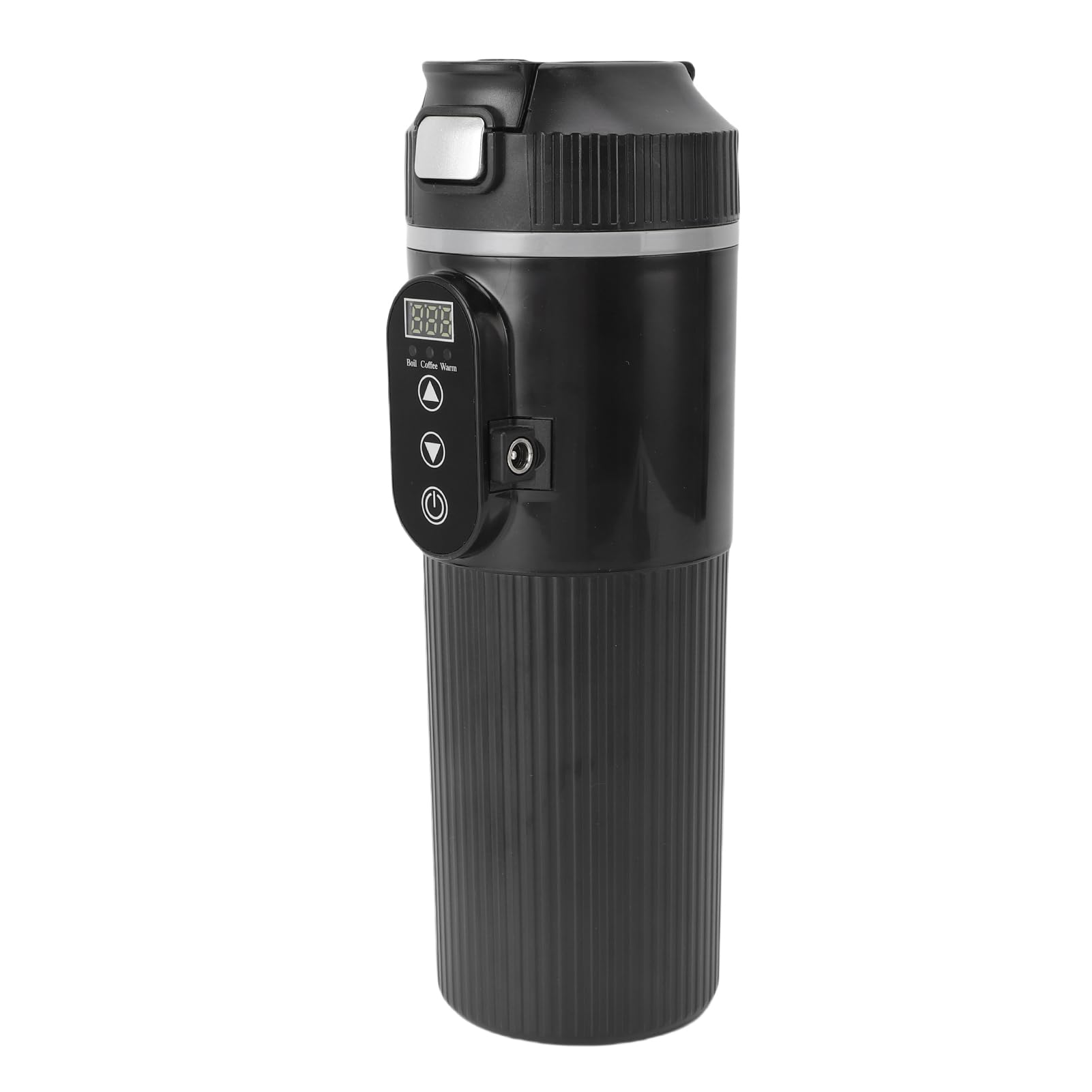 Bollitore Elettrico per Auto da 500 Ml, Bollitore Elettrico per Auto Portatile, Tazza Riscaldante per Camion in Acciaio Inossidabile 304 con Touchscreen a Temperatura LED e Antiscottatura a 3