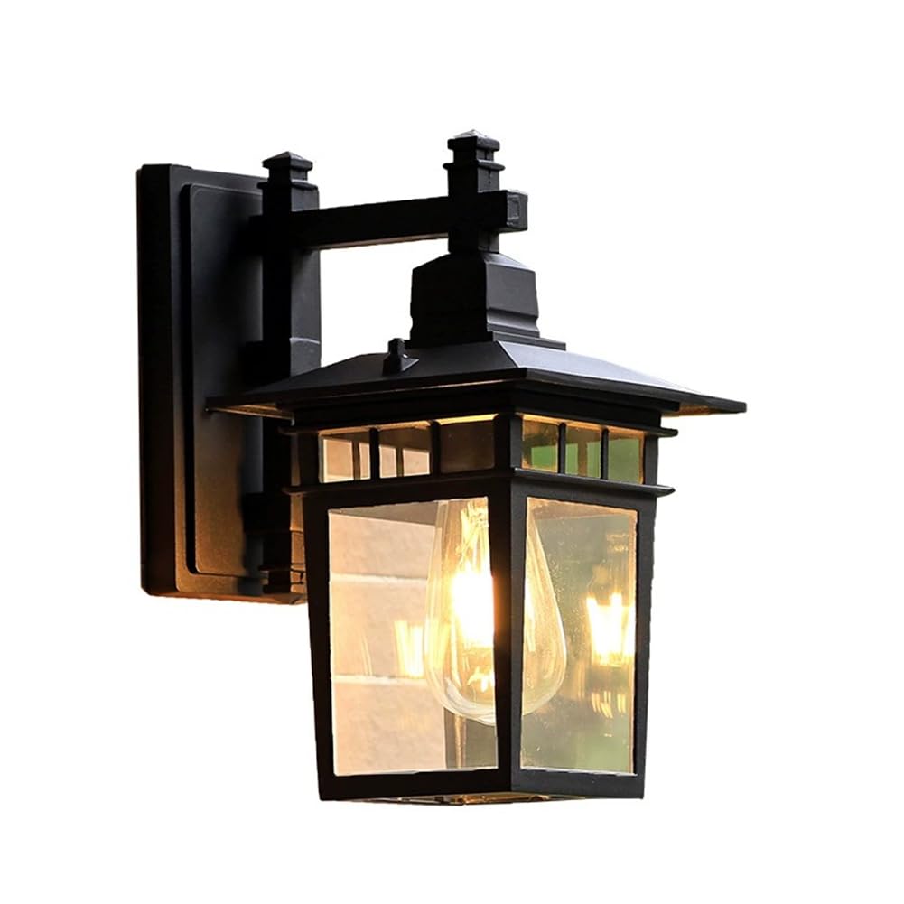 UDSKNV[KSL E27 European-Style Garden Villa Outdoor Wall Light Vintage Design Lamp for Aisle Courtyard Exterior Illumination