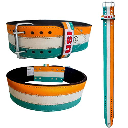 Ceinture d'haltérophilie Tiranga 790PLHT en daim pour homme et femme