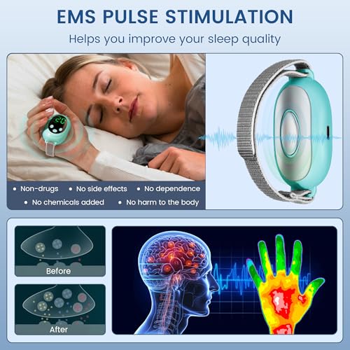 Sleep Aid Device, BOYUNSHI Calm Palm Device with Velcro Adjustable Strap, Portable USB Charging Microcurrent Holding Sleep Instrument for Adults Relieve Anxiety and Stress - Image 4