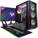 Vibox I-24 Gaming PC Bundle • AMD Ryzen 3 3200G Quad-Core • Integrated Radeon Vega 8 • 16GB RAM • 500GB SSD • Windows 11 • 22" Monitor • WiFi