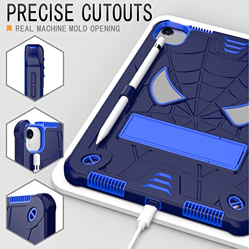 Protection iPad Pro 11 avec bandoulière et support rétractable bleu