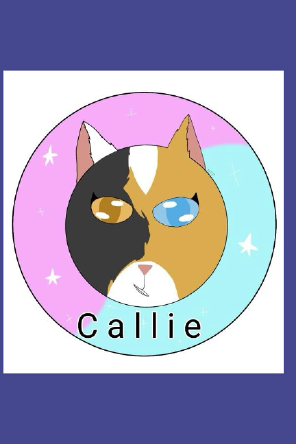 Callie the Cat: 6x9 Lined Journal for Writing Down Notes, Thoughts, Diary, Notebook: Art by MPP