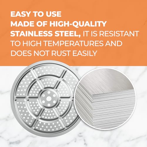11 Inch Canning Rack Replacement for All American 1930 15.5 21.5 25 30 Quart (915 921 925 930)Pressure Cookers,85707 11\" Pressure Canner Rack Fit for Presto 13qt/16qt/18qt/20qt/ 21qt/22qt/23qt Cooker