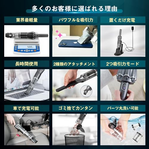 LNSOO ハンディクリーナー K12 の商品画像 3