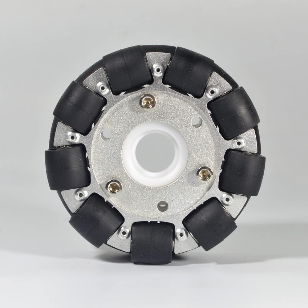 4 inç/100mm çift alüminyum Omni-yönlü tekerlek, Robot araba parçaları