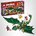LEGO NINJAGO Lloyd's Green Forest Dragon Toy - Pretend Play Building Toy for Boys and Girls, Ages 6+ - Birthday Gift for Kids - Dragon Figurine with 2 Minifigures for Kids - 71829